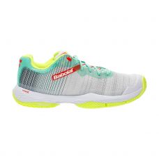 BABOLAT JET RITMA GRIS BLANCO MUJER