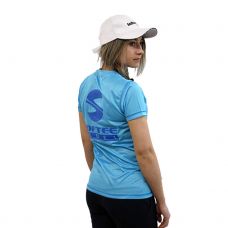 CAMISETA SOFTEE PADEL ZERO CELESTE MUJER