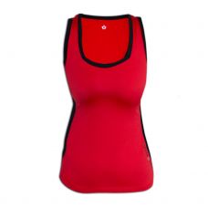 CAMISETA BLACK CROWN CALELLA ROJO NEGRO MUJER