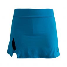 FALDA BLACK CROWN ROSAS AZUL TURQUESA