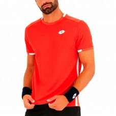 CAMISETA LOTTO SQUADRA PL ROJO