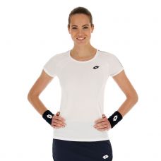 CAMISETA LOTTO SQUADRA PL BLANCO MUJER