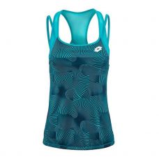 CAMISETA LOTTO TENNIS TECH AZUL MUJER