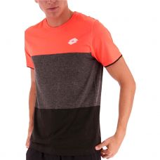 CAMISETA LOTTO TOP TEN SML CORAL NEGRO