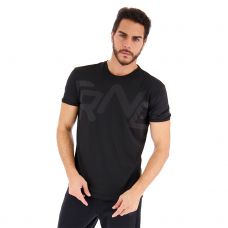 CAMISETA LOTTO TRNG PRT PL NEGRO