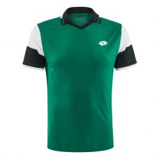 POLO LOTTO TOP TEN II BCK PL VERDE NEGRO