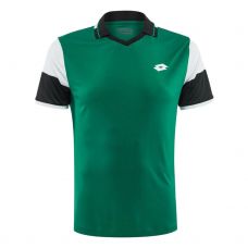 POLO LOTTO TOP TEN II BCK PL VERDE NEGRO