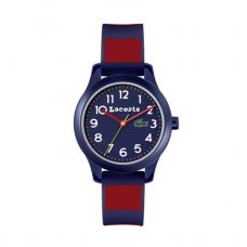 RELOJ LACOSTE 12 12 32MM TR90 AZUL MARINO ROJO JUNIOR