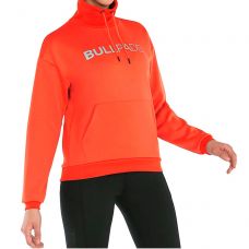 SUDADERA BULLPADEL DUCIO ROJO MUJER