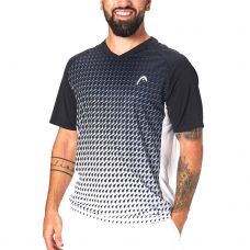 CAMISETA HEAD GAME TECH BLANCO NEGRO