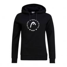 SUDADERA HEAD PADEL NEGRO MUJER