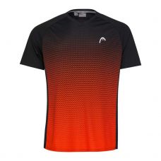 CAMISETA HEAD TOPSPIN NEGRO PRINT