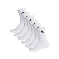 6 PARES CALCETINES ADIDAS CUSH BLANCO