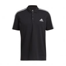 POLO ADIDAS ESSENTIALS 3 STRIPES NEGRO