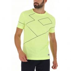 CAMISETA LOTTO LOGO VII AMARILLO FLUOR