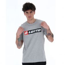 CAMISETA LOTTO LOGO MEL GRIS