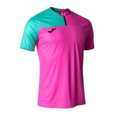 CAMISETA MANGA CORTA JOMA SMASH ROSA VERDE