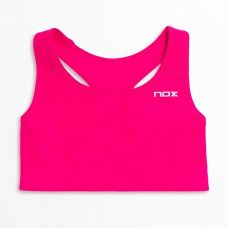 SUJETADOR DEPORTIVO NOX PRO FUCSIA MUJER