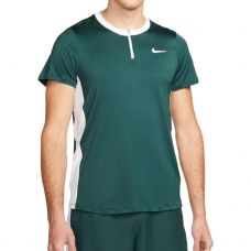 POLO NIKE COURT DRI FIT ADVANTAGE VERDE BLANCO