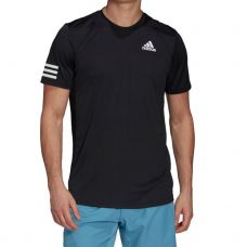 CAMISETA ADIDAS CLUB 3 STRIPES NEGRO BLANCO