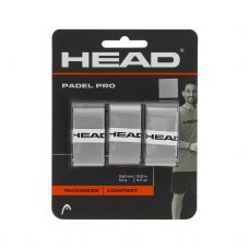 3 UNIDADES OVERGRIP HEAD PADEL PRO GRIS