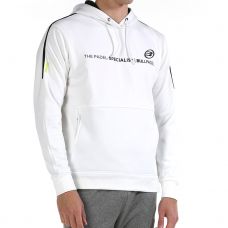 SUDADERA BULLPADEL LIPIS BLANCO