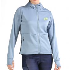 SUDADERA BULLPADEL ABADA AZUL ACERO MUJER