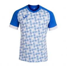 CAMISETA JOMA MANGA CORTA SUPERNOVA III ROYAL BLANCO