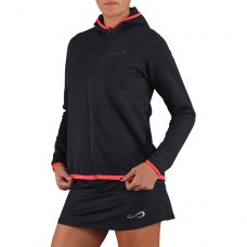 CHAQUETA ENDLESS BREATH NEGRO ROJO MUJER