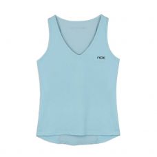 CAMISETA TIRANTES NOX PRO FIT AZUL CELESTE MUJER