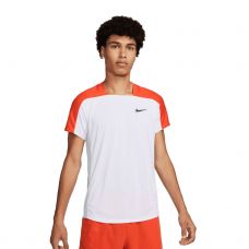 CAMISETA NIKE COURT ADVANTAGE BLANCO NARANJA