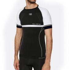 CAMISETA COMPRESIVA HG SPORT ADESSO NEGRO BLANCO