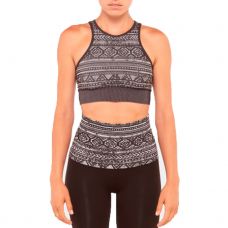 SUJETADOR DEPORTIVO SPORT HG DELIA NEGRO BLANCO