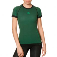 CAMISETA MICROPERFORADA HG BLINK VERDE MUJER