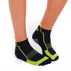 CALCETINES HG SPORT NUBLO NEGRO AMARILLO
