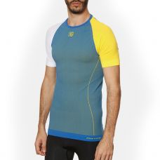 CAMISETA MANGA CORTA HG BLINK AZUL AMARILLO