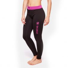 PANTALON LARGO HG HOLSTEIN NEGRO FUCSIA MUJER