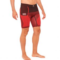 PANTALON CORTO HG SPORT ADAMAS NEGRO ROJO