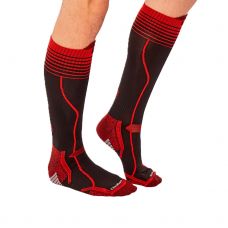 CALCETINES TECNICOS HG SPORT VINSON NEGRO ROJO