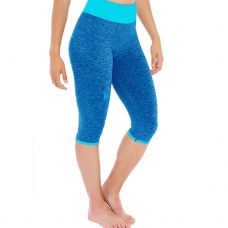 PANTALON PIRATA HG FLOW AZUL MUJER