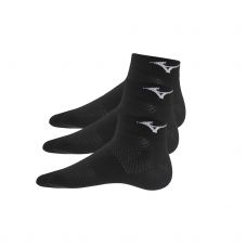 CALCETINES MIZUNO TRAINING MID 3 PARES NEGRO