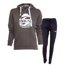 EQUIPACIN SIUX MUJER SUDADERA BELICE GRIS Y PANTALN BANDIT AZUL MARINO