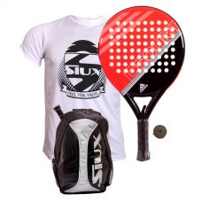 PACK ADIDAS FAST COURT ROJA Y MOCHILA SIUX TRAIL