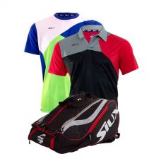PACK SIUX PALETERO MASTERCOMBI ROJO, POLO ZEUS NEGRO ROJO Y CAMISETA ZEUS VERDE