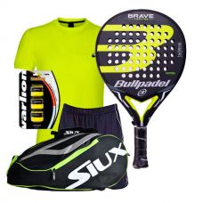 PACK BULLPADEL BRAVE Y PALETERO SIUX MASTERCOMBI