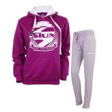 EQUIPACIN SIUX MUJER SUDADERA VIOLETA Y PANTALN GRIS