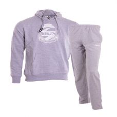 EQUIPACIN SIUX SUDADERA CLASSIC NEW GRIS Y PANTALN BANDIT GRIS JUNIOR