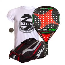 PACK STAR VIE BRAVA 9.2 Y PALETERO SIUX MASTERCOMBI ROJO