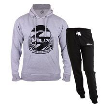 EQUIPACIN SIUX SUDADERA PREMIUM GRIS Y PANTALN FURTIVE NEGRO