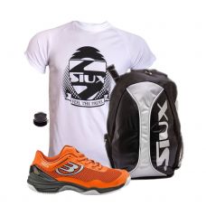 PACK BULLPADEL HACK KNIT 2018 Y MOCHILA SIUX GRIS